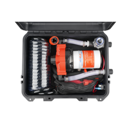 Portable Heavy duty Washdown Pump / Deck wash pump Kit, 12V, 18.9 L/min, 4.2 bar