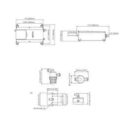 Dry bilge system 12V, 1 L/min