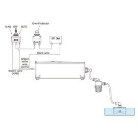 Trockenbilgeanlage - vollautomatisch und selbstansaugend, 12V, 1 L/min