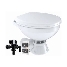 Quiet Flush electric boat toilet 12V kit (Normal), suitable for flushing with drinking water