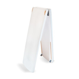 Carbon Gangway foldable in two segments total length 220 cm, 39 cm width (white)