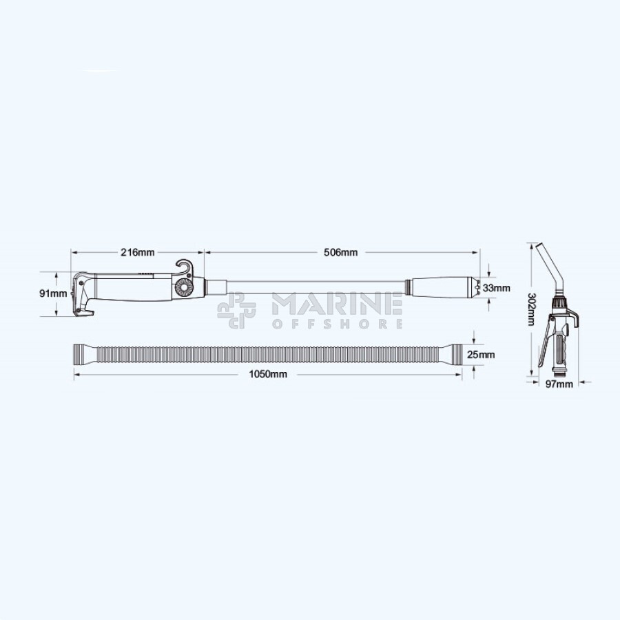 Vertikale Horizontale Kraftstofftransferpumpe, 12,0 l/min, 3,7 V ( Lithiumbatterie), Parts United Marine & Offshore